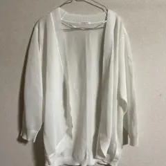 Honeys カーディガン ホワイト 長袖のサムネイル