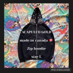 希少　カナダ製　ACAPULCO GOLD フルジップパーカー　シュプリームのサムネイル
