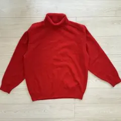 UNITED ARROWS タートルネックニット レッド XLのサムネイル