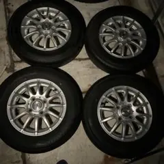 加工鉄チン 14インチ114.3 5h 8J±0 9J±0 タイヤ付 - メルカリ