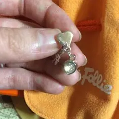 フォリフォリ、ハート型ピアス。