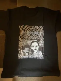 アニメデザイン Tシャツ 黒 漂流教室