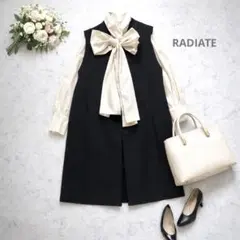 RADIATE ヤマダヤ ロングジレ ベスト ブラック M ノーカラー ベスト