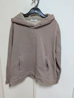 HUMAN WOMAN フリースパーカー ベージュのサムネイル