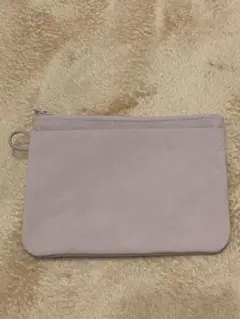 無印良品 リンクルナイロンフラットポーチ M ピンク