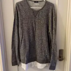 ITEMS URBAN RESEARCH グレー 長袖カットソー サイズ38