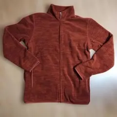 UNIQLO　ダークオレンジ　フリースジャケット XL