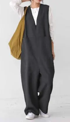 antiquaアンティカ 大人ライク ジャガード オールインワン