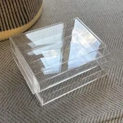 重なるアクリルケース 2段引き出し 大