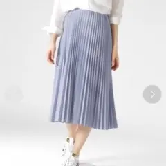 상태좋음 ！ベイフロー＊ストライププリーツロングスカート＊サイズ3＊Mサイズ