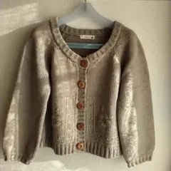 カーディガン　ニット　森ガール　y2k 平成ギャル　生地厚め　M