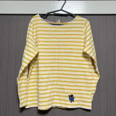 チチカカ TITICACA ストライプ 長袖Tシャツ ハート刺繍