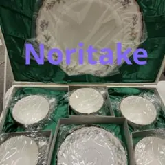 Noritake ノリタケ ケーキ皿セット ボーンチャイナ