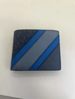 Michael Kors 二つ折り財布 グレー/ブルー