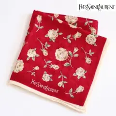 ❤新品 イヴサンローラン ハンカチーフ【バラ柄・お花柄】❤