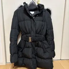 【神くびれダウン】Aラインダウンワンピコート rienda