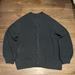 JACKROSE ダークグレー Vネックカーディガン Lのサムネイル