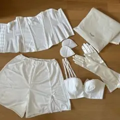 ブライダルインナー　ブラジャーとショーツセット M