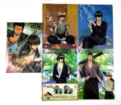 銀魂 J-World＆くじ クリアファイル 真選組 3種5枚 近藤 土方 沖田