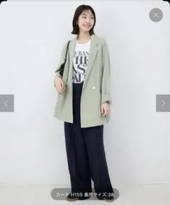 SLOBE IENA ウォッシャブルシアーポリオーバージャケットのサムネイル