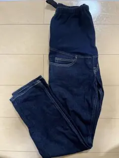 無印良品　マタニティ　BOYFIT M デニム風ウエストゴムパンツ