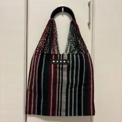 ♡即購入OK♡MARNI ハンモックバッグ ストライプ マルチカラー
