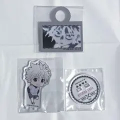 ハンターハンター HUNTER×HUNTER キルア ヒソカフェ 缶バッジ - メルカリ