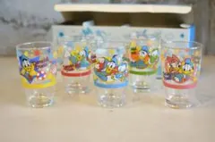 ディズニー　ドナルド　グラスセット(5個入)