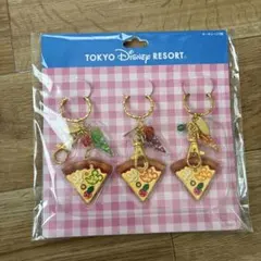 TOKYO DISNEY RESORT ピザ型キーホルダー3個セット