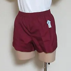 体操服 短パン★ゼンフィールド Zen Field★赤 エンジ★150★日本製