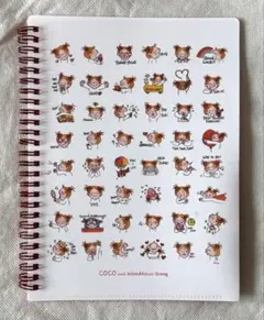 【廃盤品】COCOちゃん A4クリアファイル リングファイル