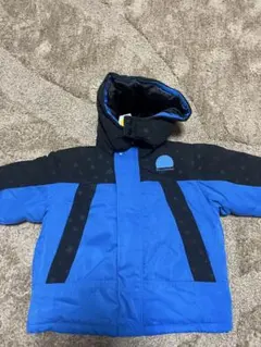 Moujonjon ダウンコート 90サイズ 青黒