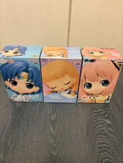 Qposketフィギュア　3体セット （マーキュリー、アーニャ、シンデレラ）