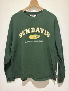 BEN DAVIS スウェット グリーン Mサイズのサムネイル