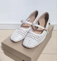 VIVAIA 刺繍 メッシュ バレエシューズ 39 - メルカリ