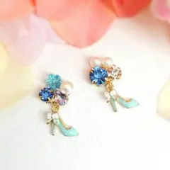 売れました　シンデレライメージ　ビジューイヤリング