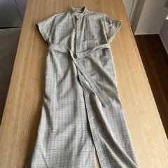 ロングベスト　ワンピース　ジレ