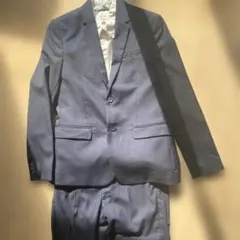 H&M、ネイビー フォーマルスーツ US 11-12Y 140〜150