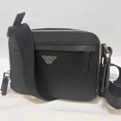 EMPORIO ARMANI サフィアーノ　クロスボディバッグ　ブラックのサムネイル
