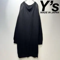 美品】ワイズ ヨウジヤマモト ストライプ シャツワンピース ロング 黒