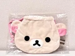 【新品タグ付き】コリラックマ　ぬいぐるみ巾着　ポーチ　フェイスポーチ　リラックマ