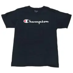 Champion チャンピオン ブラック Tシャツ 黒 半袖 カットソー