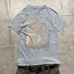 Y2K 00s archive 短丈グラフィックフェードTシャツ c-boy S