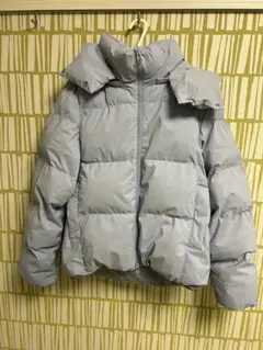 ライトブルー　中綿ジャケット