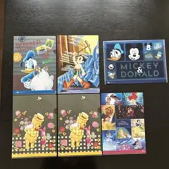 ディズニーキャラクタークリアファイル4枚セットクリアケース他