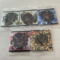 鬼滅の刃　ウエハースシール　5枚セット