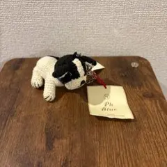 Ph Blue 編み物犬マスコット