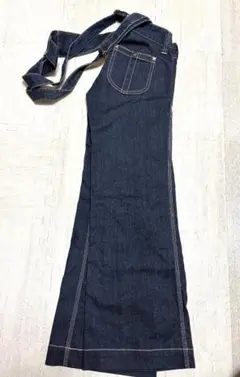 MOUSSY VINTAGE　マウジーフレアデニム　サスペンダー付き　２５インチ