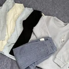 UNIQLOフリースパジャマとシャツ