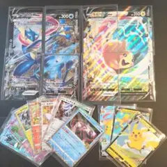 ポケモンカード　ゲッコウガ、モルペコ　V-UNION、25周年ピカチュウ他